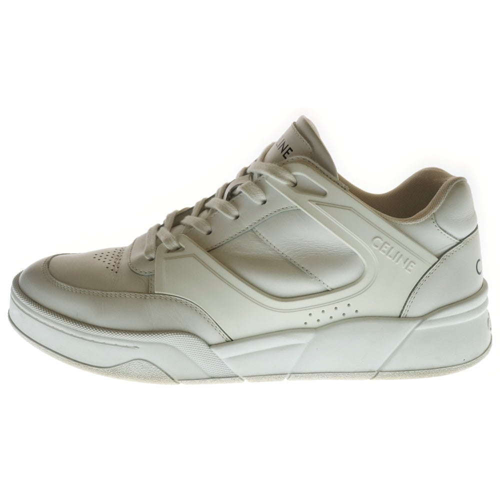 CELINE(セリーヌ) Trainer CT-07 トレーナー ロゴ レースアップ ローカットスニーカー ホワイト