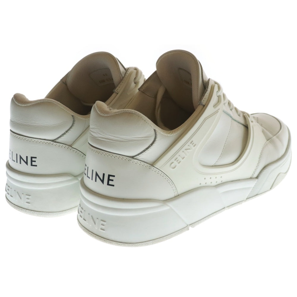 CELINE(セリーヌ) Trainer CT-07 トレーナー ロゴ レースアップ ローカットスニーカー ホワイト