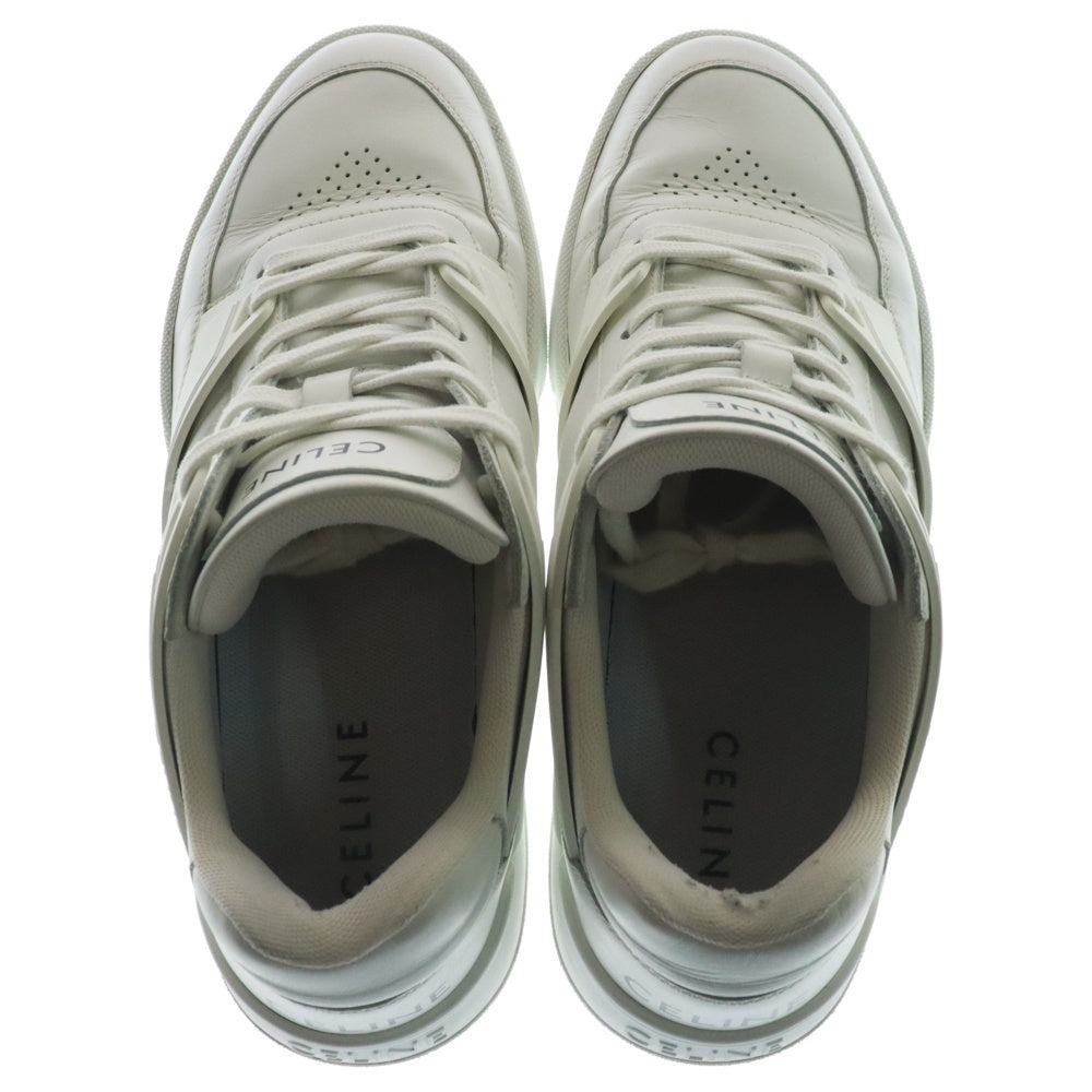 CELINE(セリーヌ) Trainer CT-07 トレーナー ロゴ レースアップ ローカットスニーカー ホワイト