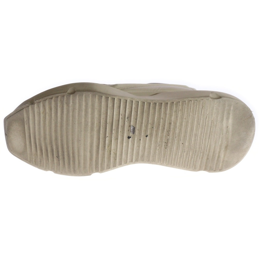 Rick Owens(リックオウエンス) GETH RUNNER ゲスランナー ミッドカットボリュームスニーカー イエロー 01B1814