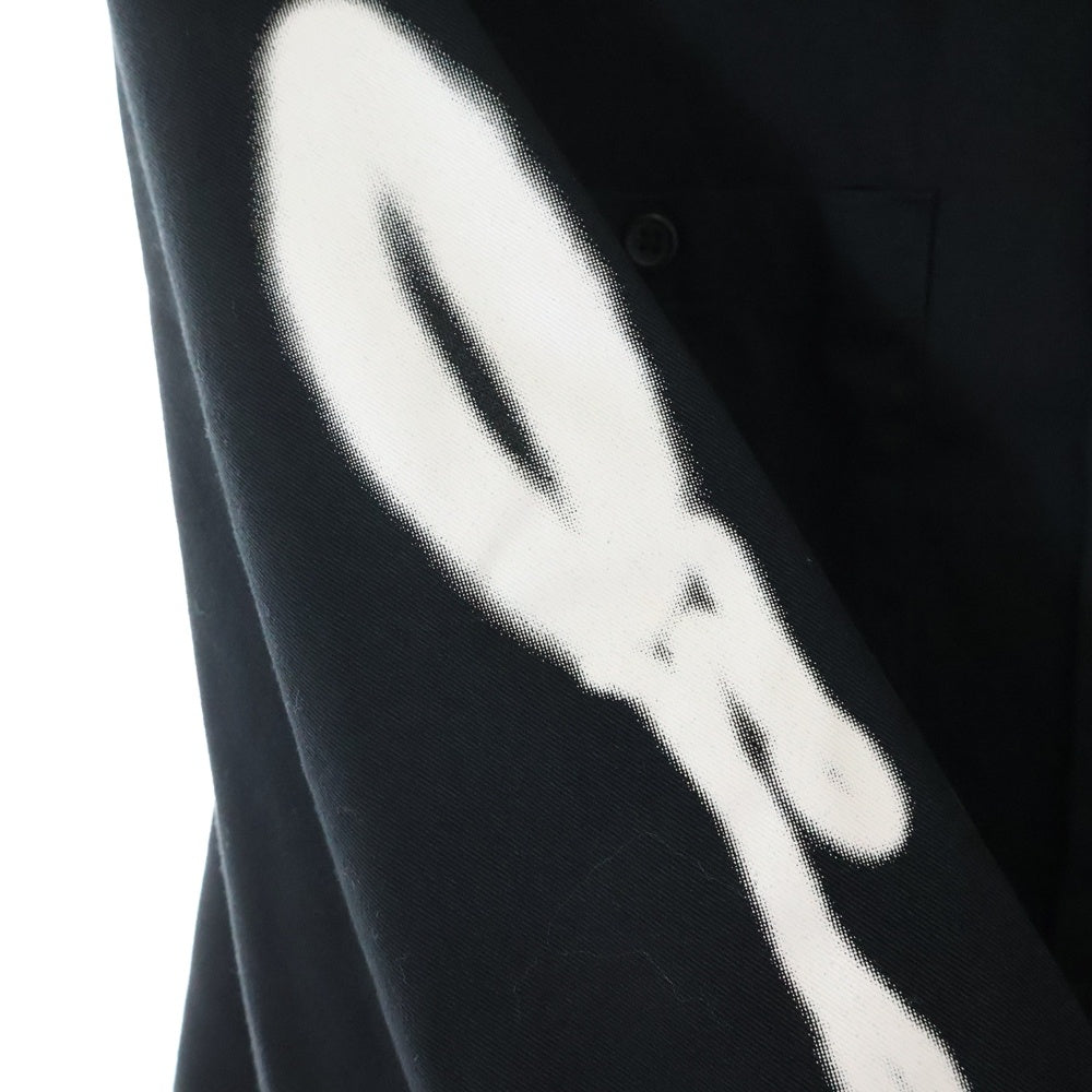 SUPREME(シュプリーム) 18AW Rose Work Shirt ローズ ワーク シャツ ブラック