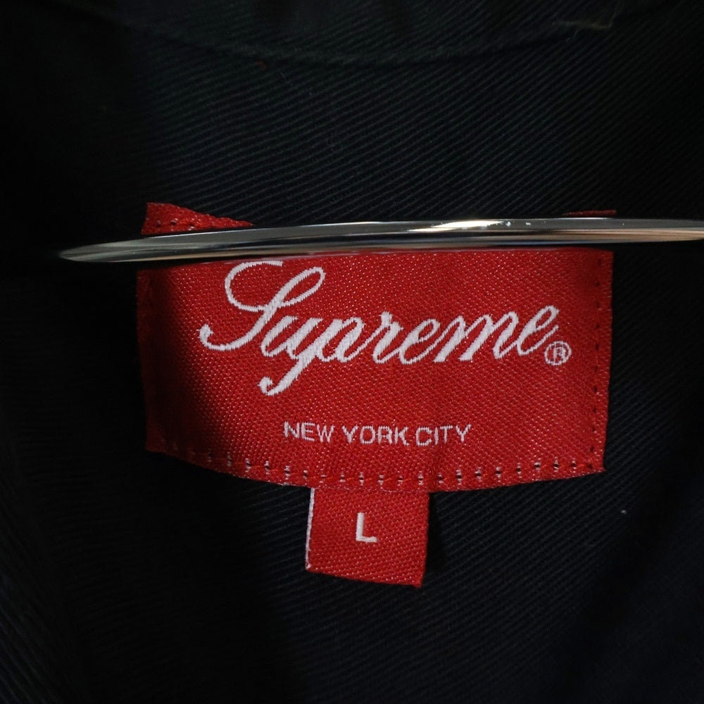 SUPREME(シュプリーム) 18AW Rose Work Shirt ローズ ワーク シャツ ブラック