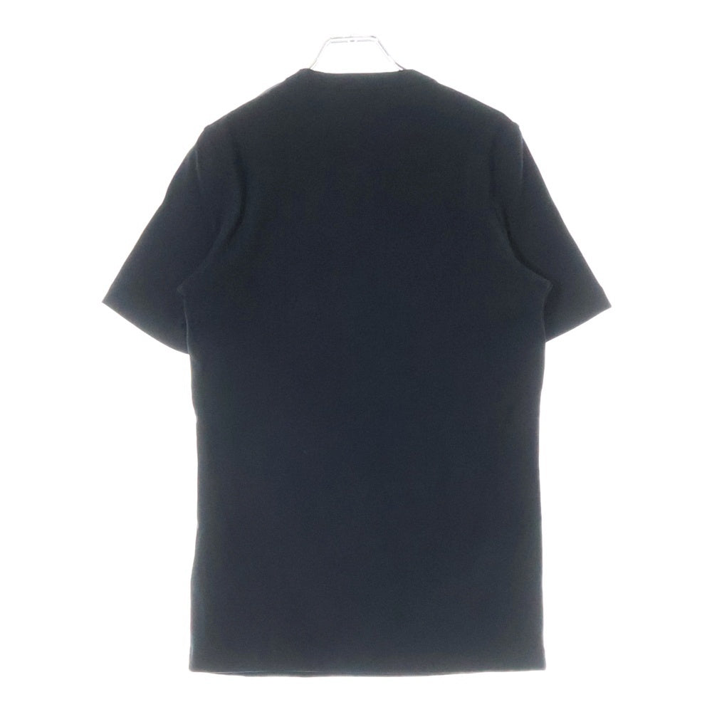 DIESEL(ディーゼル) フロントロゴ クルーネック半袖Tシャツ ブラック A14950