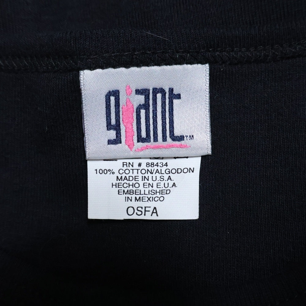 VINTAGE(ヴィンテージ) 00S VINTAGE GIANT AERO SMITH WINGS WORLD TOUR エアロスミス ウィングス プリント 半袖Tシャツ カットソー ブラック レディース