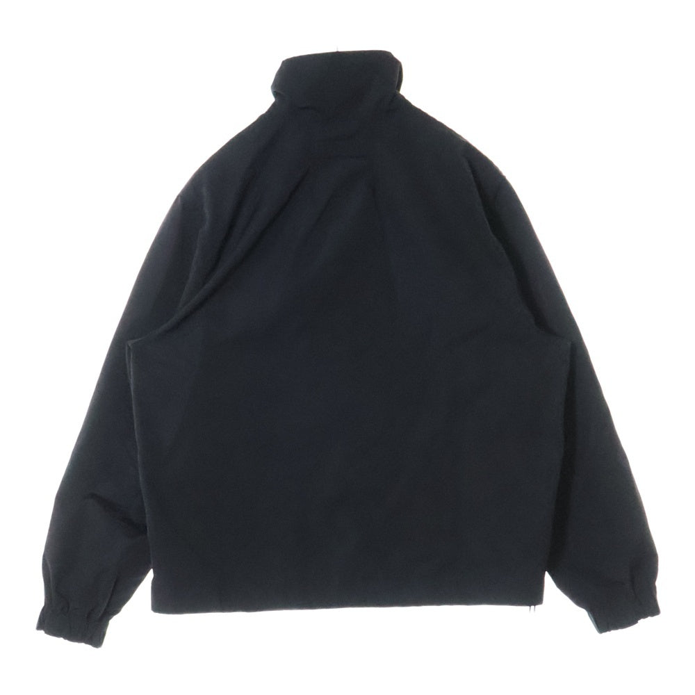 1017 ALYX 9SM(アリクス) Logo Half Zip Up Track Jacket フロントロゴ ハーフジップアップ ナイロントラックジャケット ブラック
