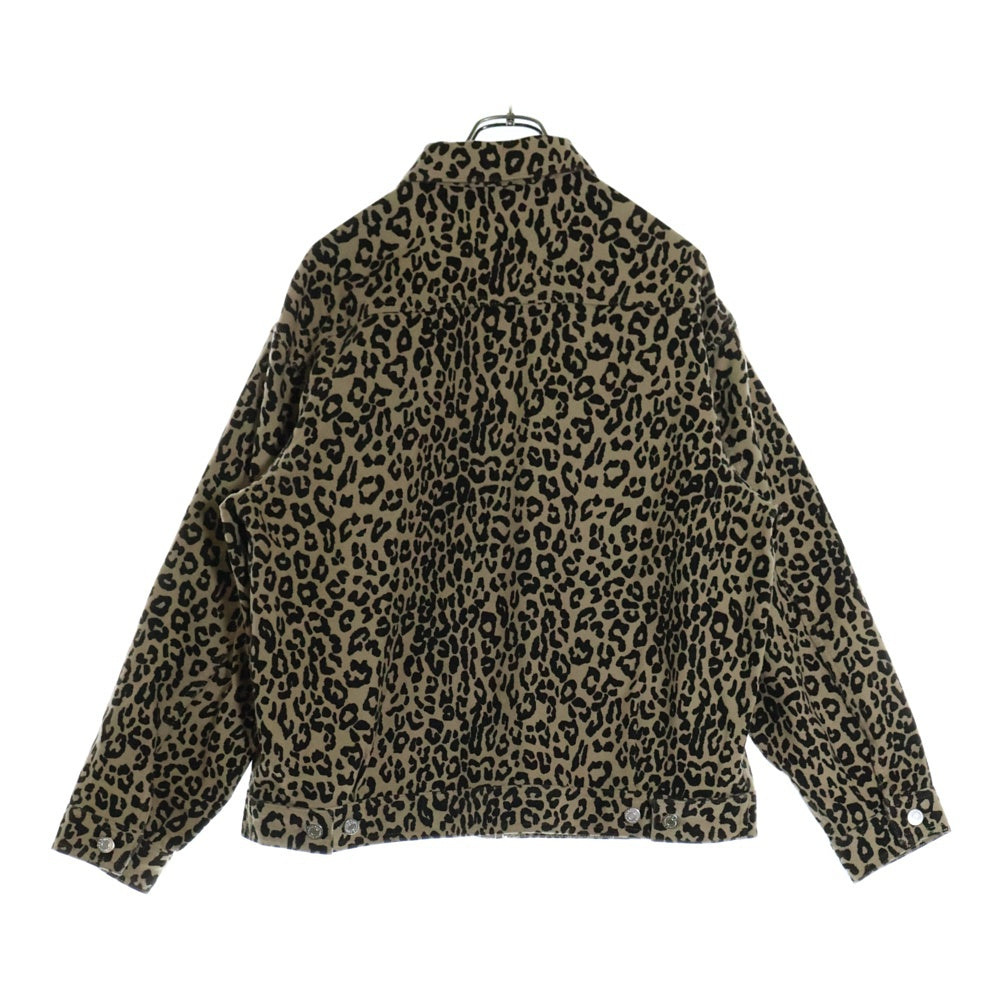 SUPREME(シュプリーム) 22AW Moleskin Work Jacket モールスキン レオパード ワークジャケット ブラウン