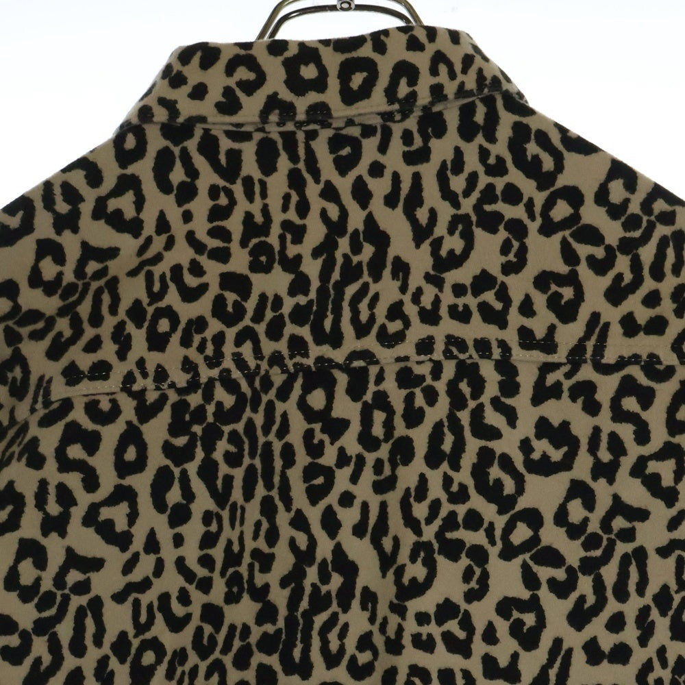 SUPREME(シュプリーム) 22AW Moleskin Work Jacket モールスキン レオパード ワークジャケット ブラウン