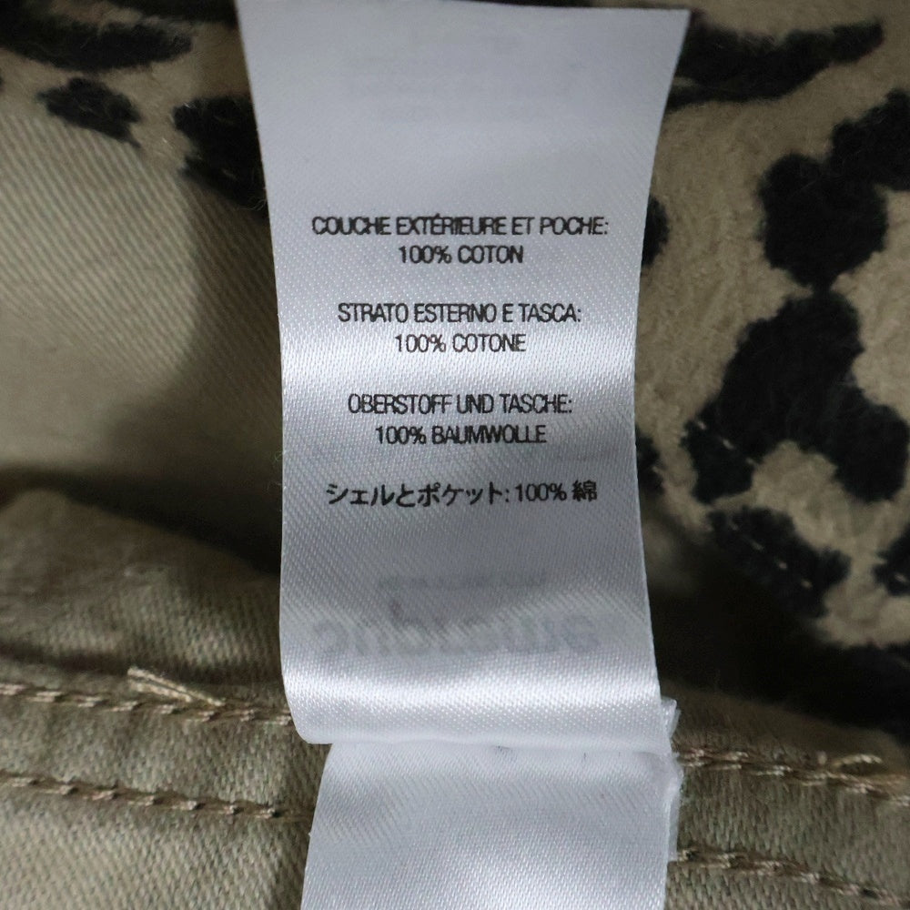 SUPREME(シュプリーム) 22AW Moleskin Work Jacket モールスキン レオパード ワークジャケット ブラウン