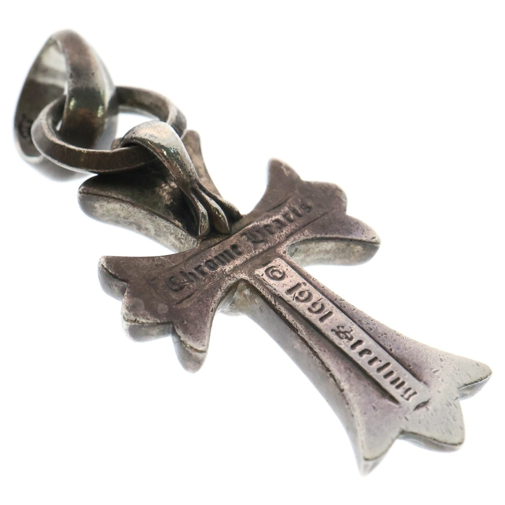 CHROME HEARTS(クロムハーツ) CH CRS SML W/BALE Wベイル スモールCHクロス ペンダントトップ シルバー BCA218