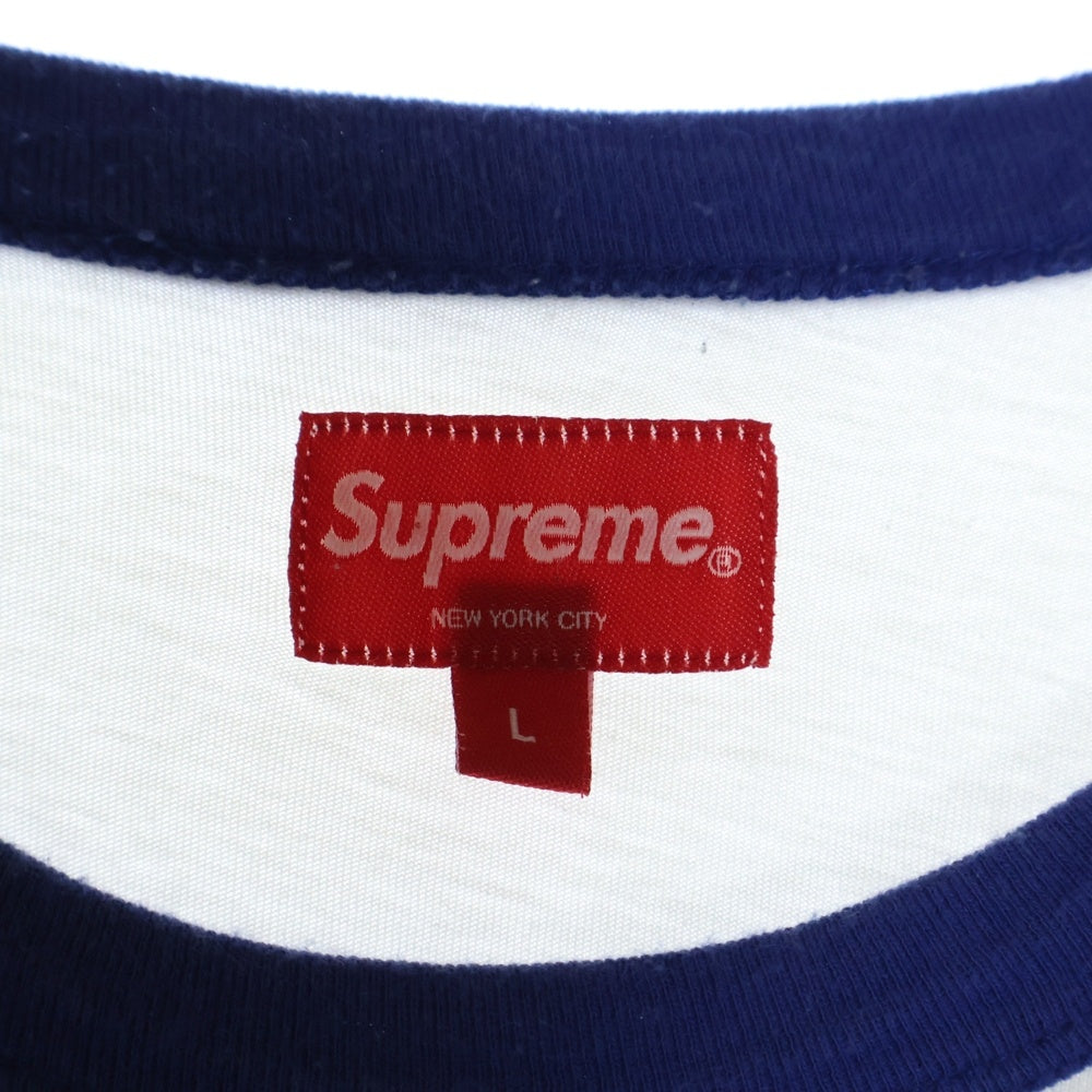 SUPREME(シュプリーム) 23SS Sex In Heaven Ringer Tee セックス イン ヘヴン リンガー 半袖Tシャツ カットソー ホワイト