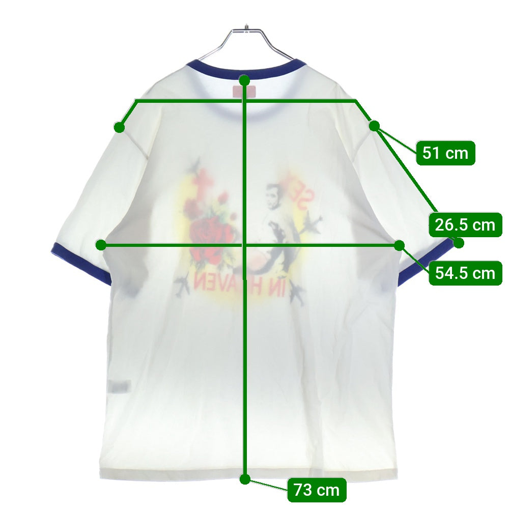 SUPREME(シュプリーム) 23SS Sex In Heaven Ringer Tee セックス イン ヘヴン リンガー 半袖Tシャツ カットソー ホワイト
