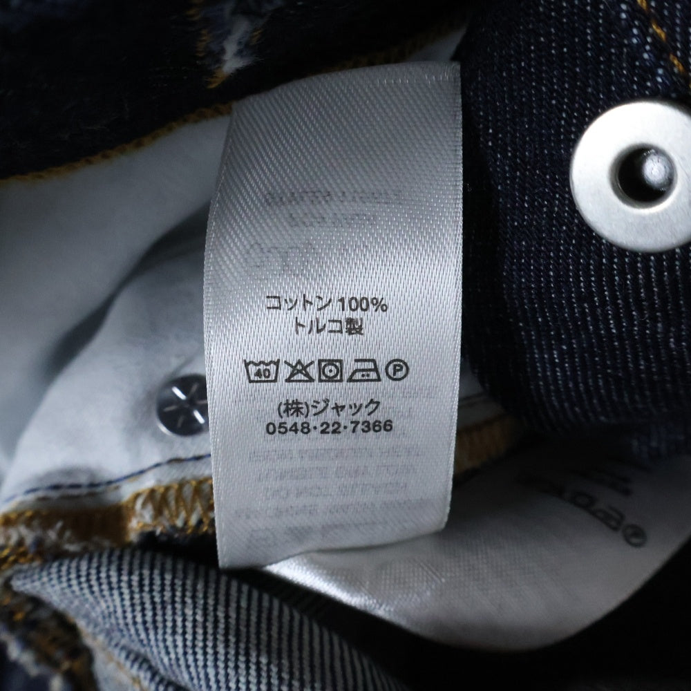 STUSSY(ステューシー) NEW CLASSIC JEANS DENIM ボタンフライ ストレートデニムパンツ インディゴ