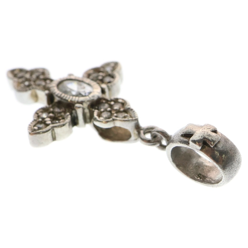 Loree Rodkin(ローリーロドキン) ジルコニア クロスモチーフ ペンダントトップ シルバー