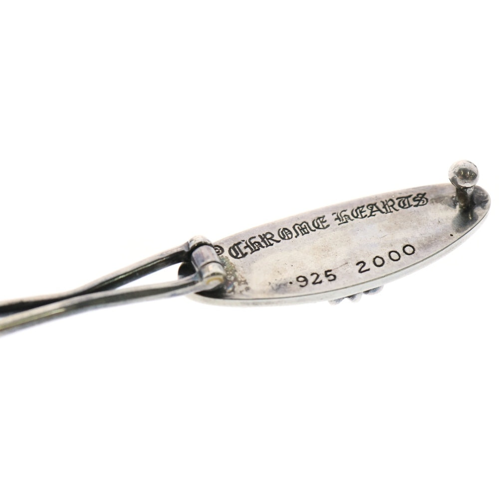 CHROME HEARTS(クロムハーツ) FLRL CRS フローラルクロス バレッタ ヘアクリップ シルバー