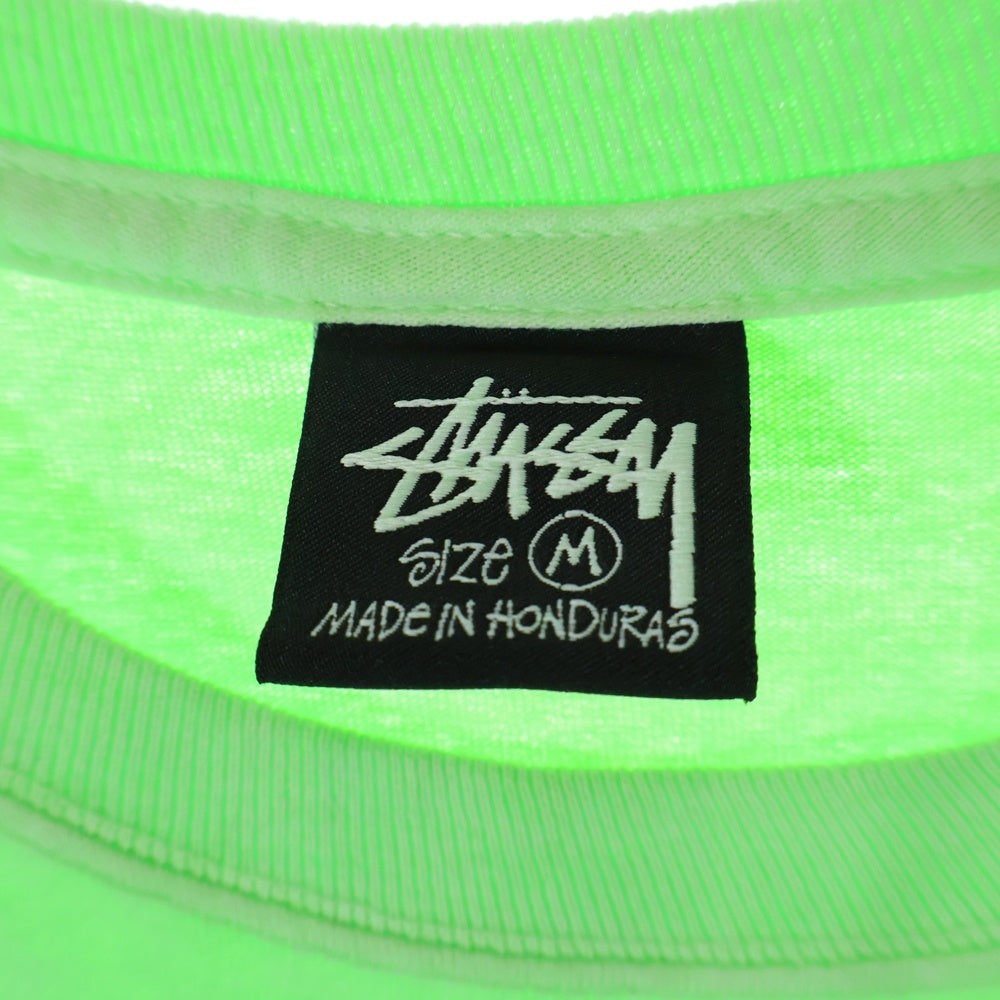 STUSSY(ステューシー) ×Our Legacy Frame Pigment Dyed Tee アワーレガシー フロントプリント 半袖Tシャツ カットソー グリーン