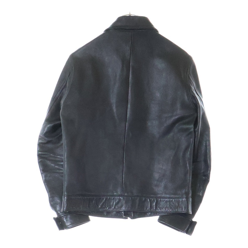 WACKO MARIA(ワコマリア) ステアハイド ジップアップレザースポーツジャケット ブルゾン ブラック