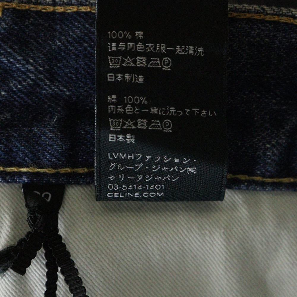 CELINE(セリーヌ) カットオフ デニムハーフパンツ ショーツ インディゴ N837 086T 08TU