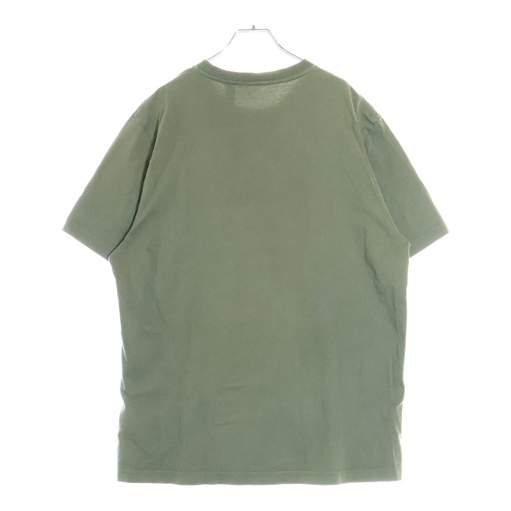 MONCLER GENIUS(モンクレール ジーニアス) 21SS フロントロゴ プリント半袖Tシャツ カーキG109H8C00002 809E3