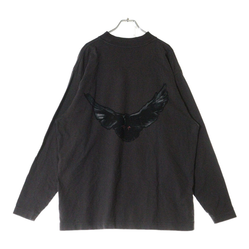 Yeezy Gap Engineered by Balenciaga(イージー ギャップ エンジニアードバイ バレンシアガ) Dove Long Sleeve T-Shirt ドーヴ 長袖ロングTシャツ ダークパープル 471305-01-1