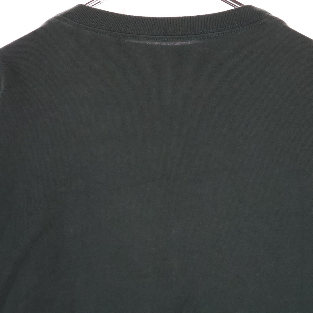 BALENCIAGA(バレンシアガ) 20SS UNISEX Print Tee フロントプリント レイヤード 半袖Tシャツ カットソー グリーン 657059 TKV97