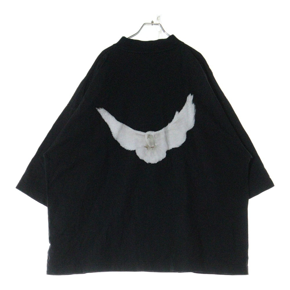Yeezy Gap Engineered by Balenciaga(イージー ギャップ エンジニアードバイ バレンシアガ) Dove 3/4 Sleeve T-Shirt ドーヴ 半袖 オーバーサイズTシャツ ブラック