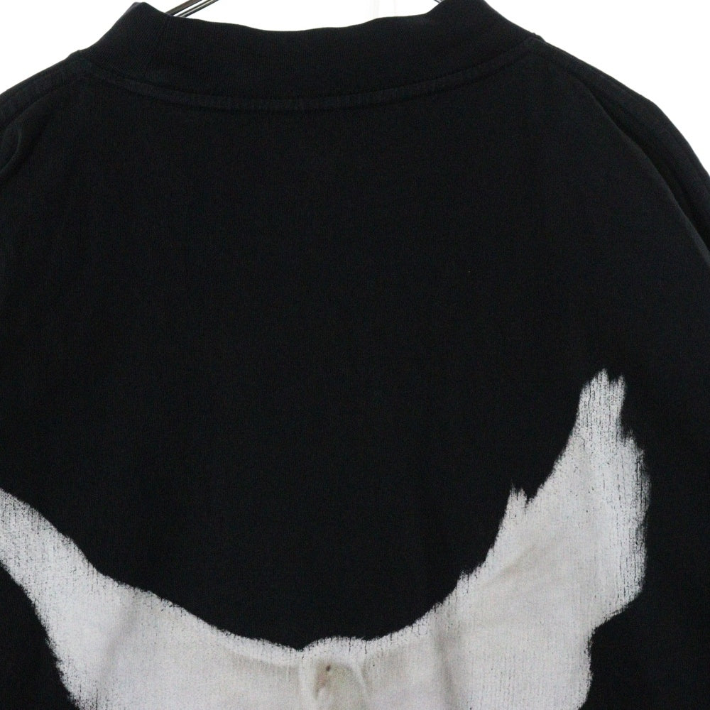 Yeezy Gap Engineered by Balenciaga(イージー ギャップ エンジニアードバイ バレンシアガ) Dove 3/4 Sleeve T-Shirt ドーヴ 半袖 オーバーサイズTシャツ ブラック