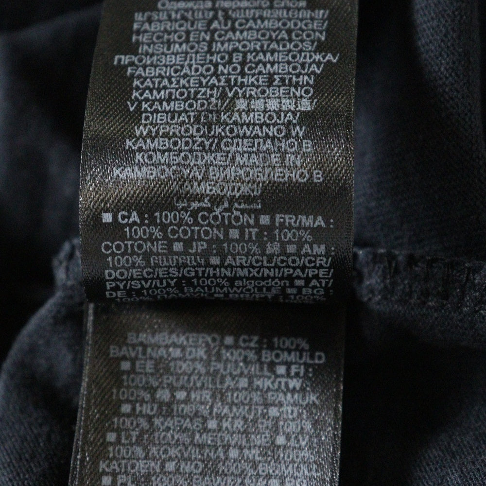 Yeezy Gap Engineered by Balenciaga(イージー ギャップ エンジニアードバイ バレンシアガ) Dove 3/4 Sleeve T-Shirt ドーヴ 半袖 オーバーサイズTシャツ ブラック