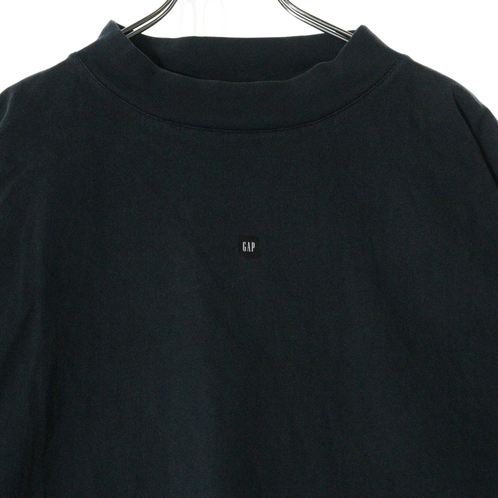 Yeezy Gap Engineered by Balenciaga(イージー ギャップ エンジニアードバイ バレンシアガ) フロントロゴ オーバーサイズ 半袖Tシャツ ブラック
