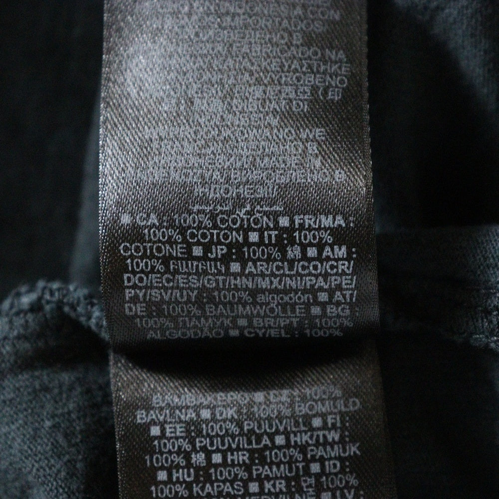 Yeezy Gap Engineered by Balenciaga(イージー ギャップ エンジニアードバイ バレンシアガ) フロントロゴ オーバーサイズ 半袖Tシャツ ブラック