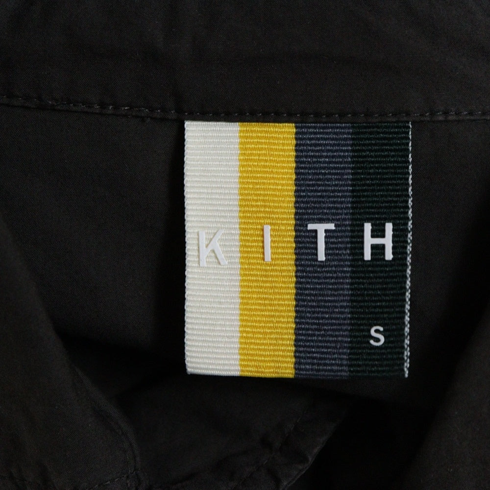 KITH(キス) 21SS Thompson Camp Collar Shirt トンプソン キャンプ 長袖カラーシャツ ブラウン KH030043
