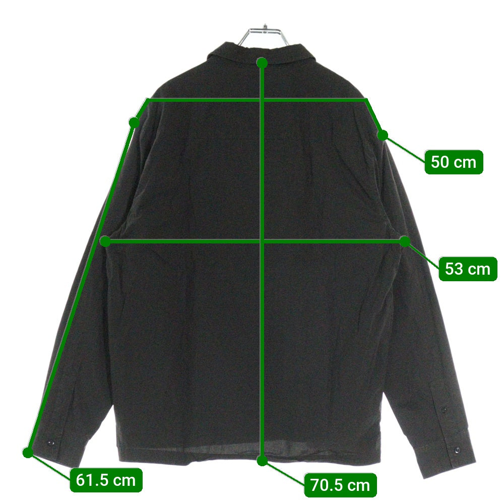 KITH(キス) 21SS Thompson Camp Collar Shirt トンプソン キャンプ 長袖カラーシャツ ブラウン KH030043