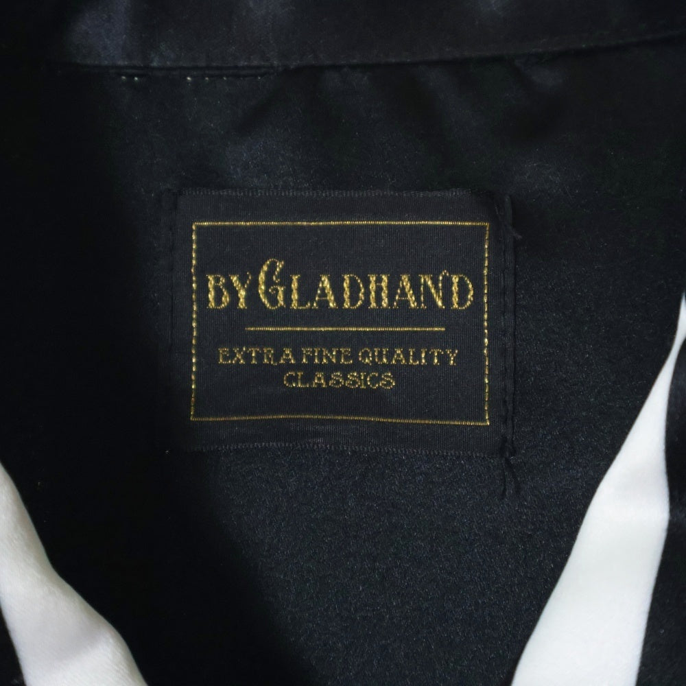 BY GLADHAND(バイグラッドハンド) 20SS GRACE STRIPE COACH JACKET ストライプ コーチジャケット ホワイト/ネイビー BYGH-20-SS-03