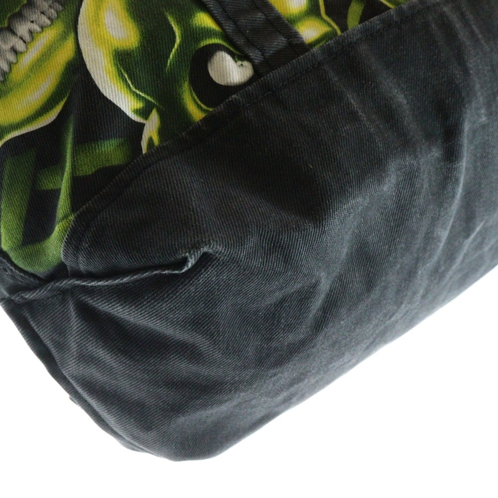 SUPREME(シュプリーム) 18SS Skull Pile Denim Tote スカルパイルデニムトートバッグ グリーン