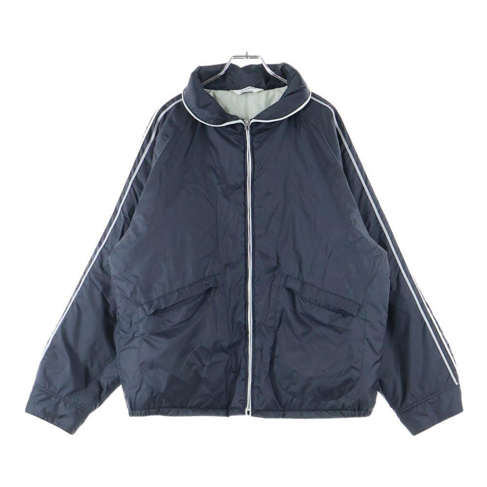 TENDERLOIN(テンダーロイン) 19AW RACING JKT サイドライン バックプリント ジップアップ ナイロン コーチジャケット ブラック