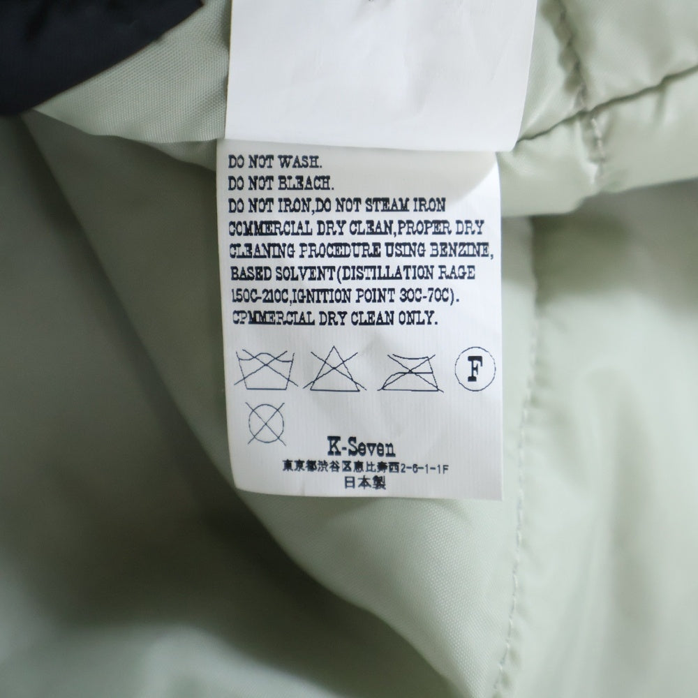 TENDERLOIN(テンダーロイン) 19AW RACING JKT サイドライン バックプリント ジップアップ ナイロン コーチジャケット ブラック