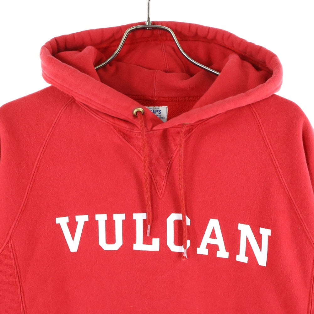 WTAPS(ダブルタップス) プリントデザイン プルオーバー パーカー スウェット レッド