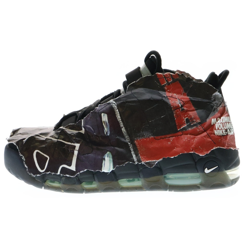 NIKE(ナイキ) AIR MORE UPTEMPO 96 Made You Look エア モア アップテンポ 96 メイドユールック ハイカットスニーカー ブラック US9.5/27.5cm DJ4633-010