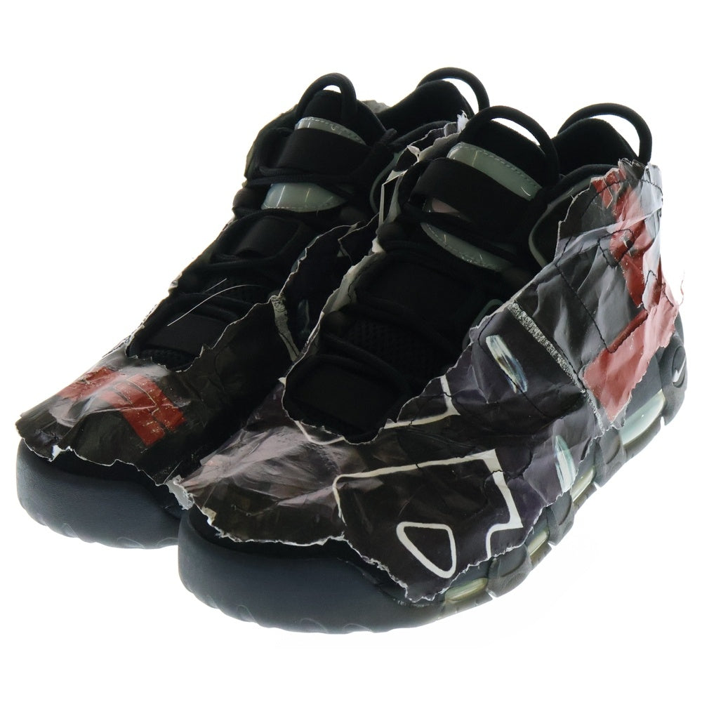 NIKE(ナイキ) AIR MORE UPTEMPO 96 Made You Look エア モア アップテンポ 96 メイドユールック ハイカットスニーカー ブラック US9.5/27.5cm DJ4633-010
