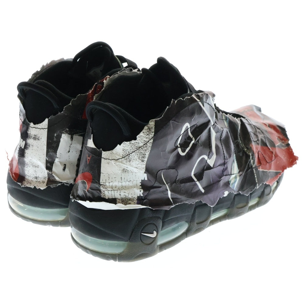 NIKE(ナイキ) AIR MORE UPTEMPO 96 Made You Look エア モア アップテンポ 96 メイドユールック ハイカットスニーカー ブラック US9.5/27.5cm DJ4633-010