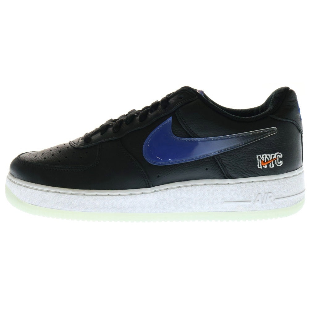 NIKE(ナイキ) ×KITH AIR FORCE 1 LOW NEW YORK KNICKS キス エアフォース1 ロー ニューヨーク ニックス ローカットスニーカー ブラック US10/28cm CZ7928-001