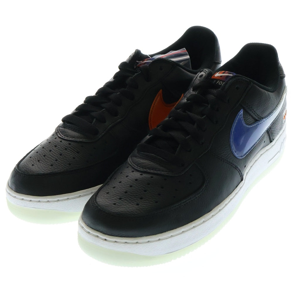 NIKE(ナイキ) ×KITH AIR FORCE 1 LOW NEW YORK KNICKS キス エアフォース1 ロー ニューヨーク ニックス ローカットスニーカー ブラック US10/28cm CZ7928-001