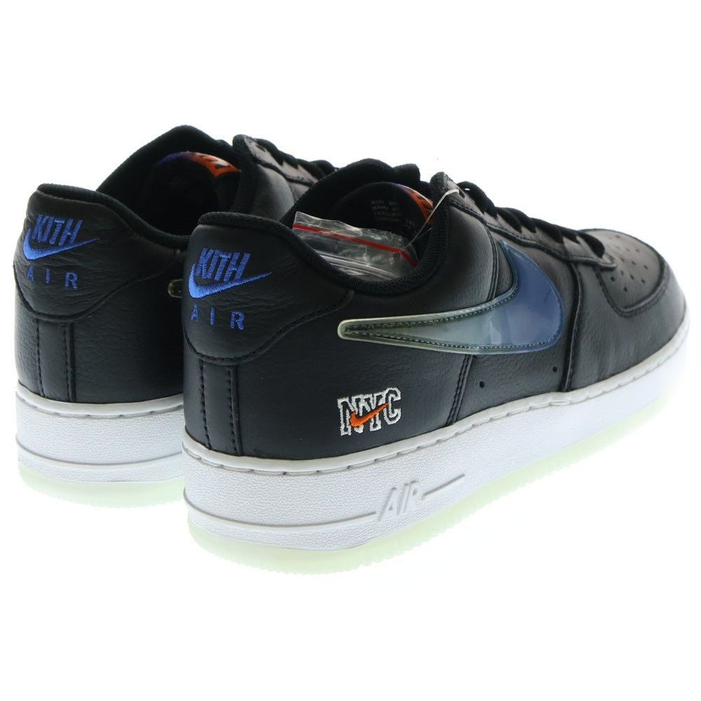 NIKE(ナイキ) ×KITH AIR FORCE 1 LOW NEW YORK KNICKS キス エアフォース1 ロー ニューヨーク ニックス ローカットスニーカー ブラック US10/28cm CZ7928-001