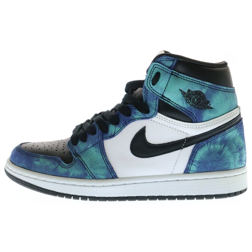 NIKE(ナイキ) WMNS AIR JORDAN 1 HIGH OG Tie-Dye CD0461-100 ウィメンズ エアジョーダン1 タイダイブルー ハイカットスニーカー US7/24.0cm