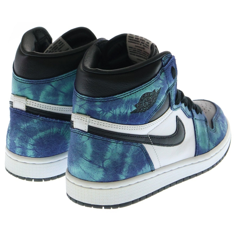 NIKE(ナイキ) WMNS AIR JORDAN 1 HIGH OG Tie-Dye CD0461-100 ウィメンズ エアジョーダン1 タイダイブルー ハイカットスニーカー US7/24.0cm