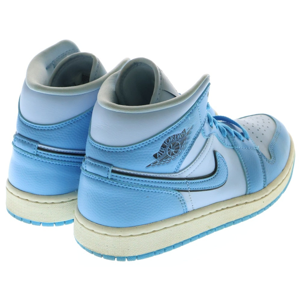 NIKE(ナイキ) WMNS AIR JORDAN 1 MID SE ウィメンズ エア ジョーダン 1 ミッドカットスニーカー ブルー US8/25.0cm DV1302-400