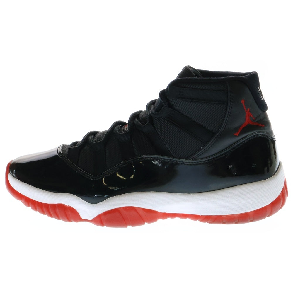 NIKE(ナイキ) 【観賞用2020年05月】AIR JORDAN 11 RETRO BRED 378037-061 エア ジョーダン 11 レトロ ブレッド ハイカットスニーカー ブラック/レッド US10/28cm