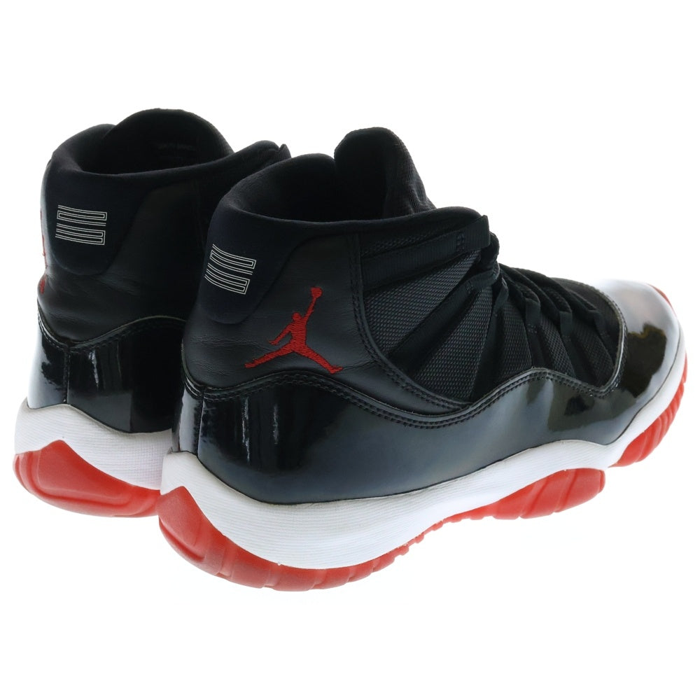 NIKE(ナイキ) 【観賞用2020年05月】AIR JORDAN 11 RETRO BRED 378037-061 エア ジョーダン 11 レトロ ブレッド ハイカットスニーカー ブラック/レッド US10/28cm