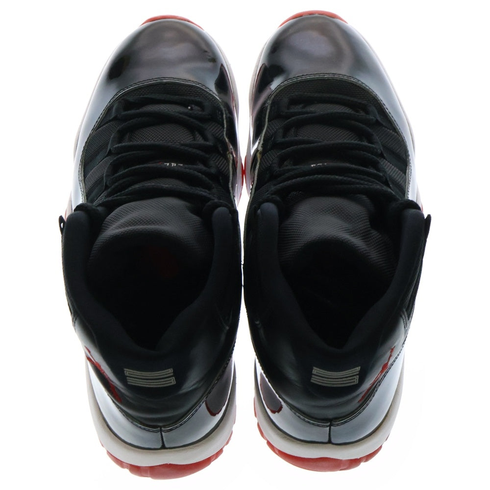 NIKE(ナイキ) 【観賞用2020年05月】AIR JORDAN 11 RETRO BRED 378037-061 エア ジョーダン 11 レトロ ブレッド ハイカットスニーカー ブラック/レッド US10/28cm