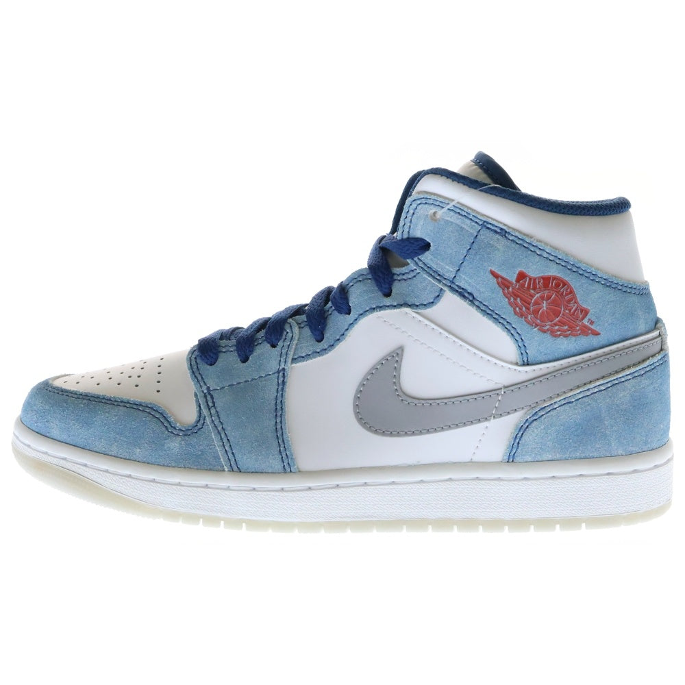 NIKE(ナイキ) AIR JORDAN 1 MID SE HYPER ROYAL エアジョーダン1 ミッド SE ハイパーロイヤル ハイカットスニーカー ブルー/ホワイト US7/25cm DN3706-401