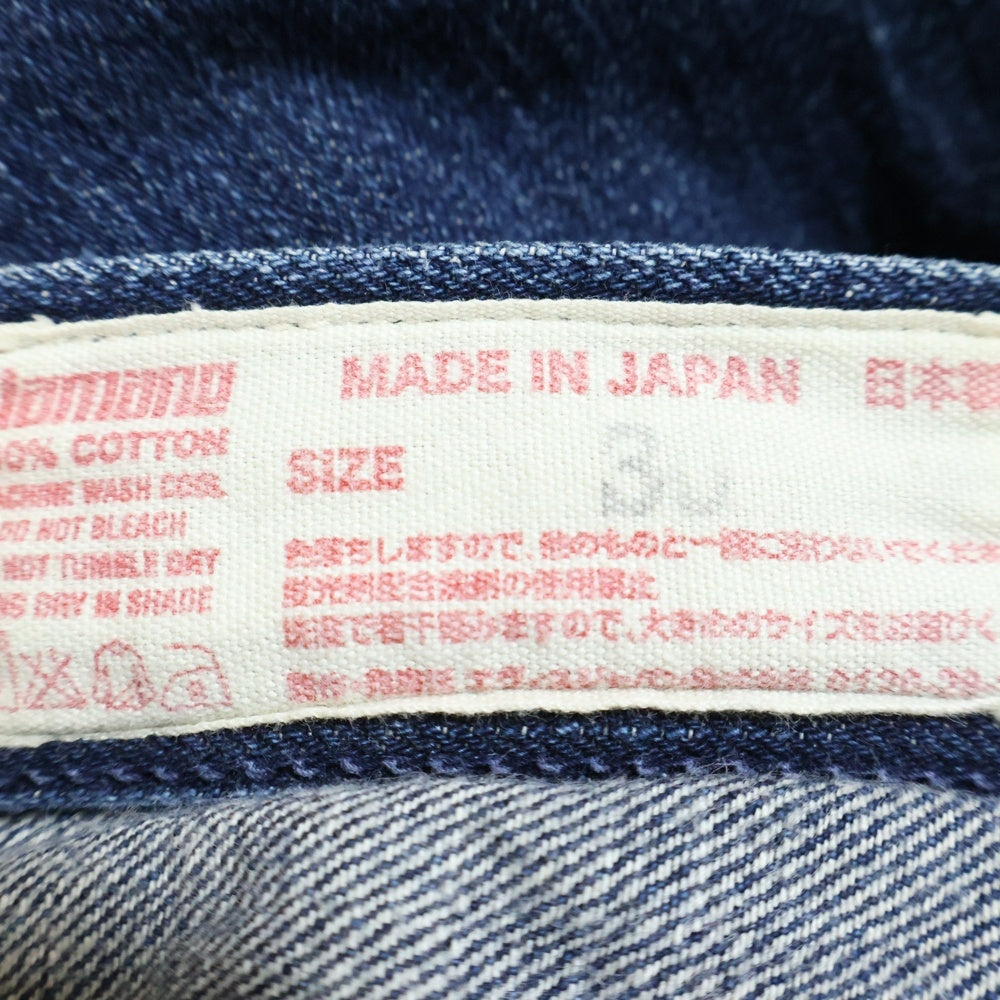 EVISU(エビス) YAMANE ヤマネ ワンポケット ボランフライ デニムショーツ ハーフパンツ インディゴ